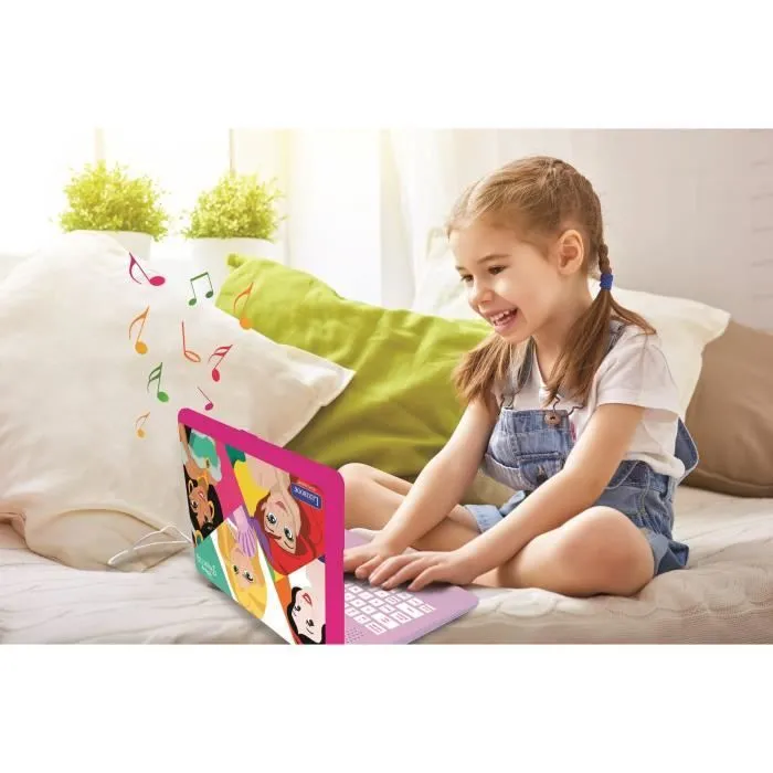 Ordinateur Educatif Bilingue Disney Princesses - LEXIBOOK - 124 activités-4