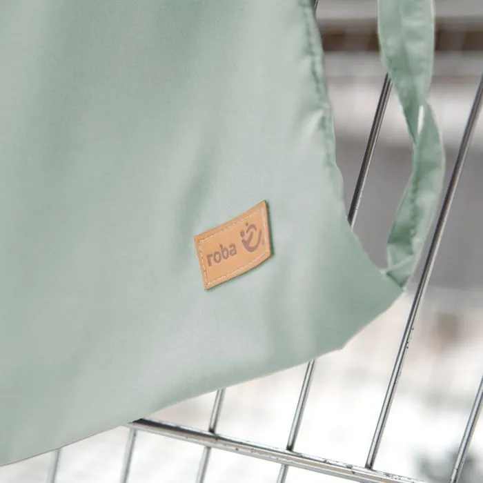 Protège Siège Chariot Caddie pour Bébé ROBA Style - Housse de Caddy avec Sac de Transport - Vert Givré-3