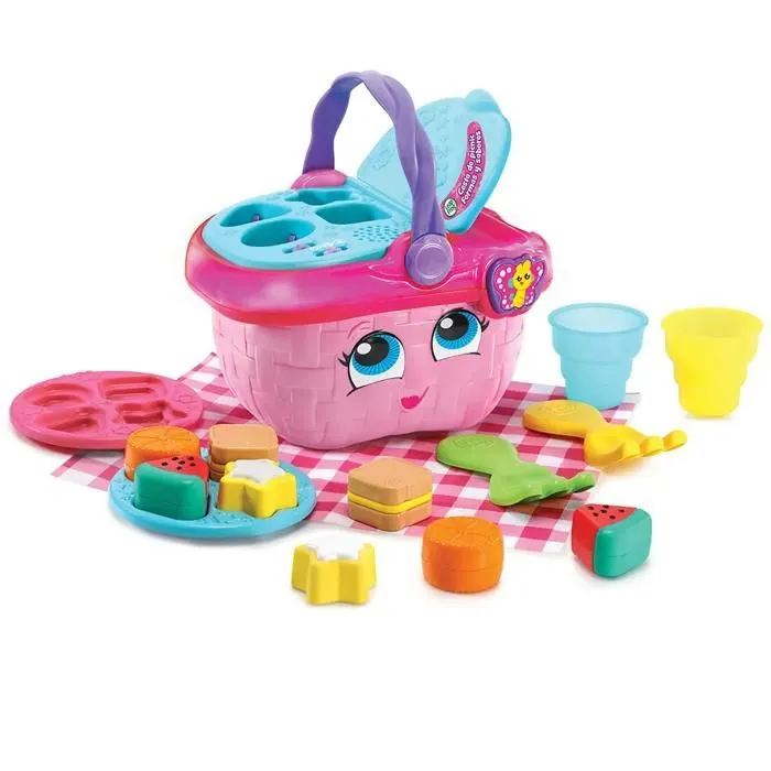Panier de Pique-Nique - Leapfrog VTech - Formes et Saveurs - Jouet Éducatif - Multicolore-0