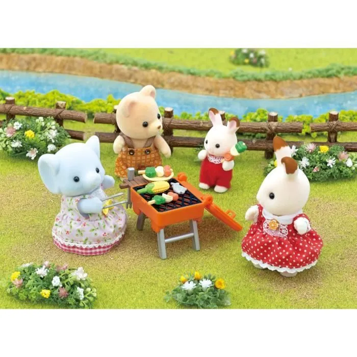 Figurine miniature - SYLVANIAN FAMILIES - La fille éléphant et son set de pique-nique-2