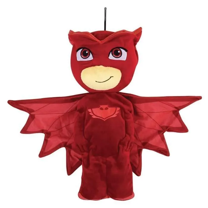 Jemini Pyjamasques peluche range pyjama rouge (forme personnage)-0