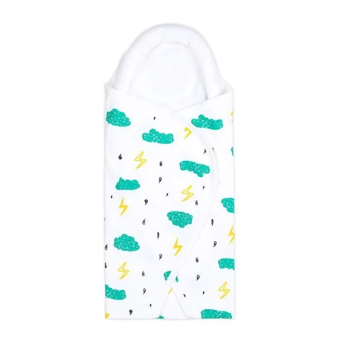 Sac à dos bébé 0-3 mois - Drap à langer nid d'ange Couverture à langer Sac à langer Des nuages-0