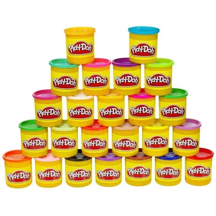 Pâte à modeler Play-Doh - Coffret de 24 pots - 84g - dès 2 ans-1