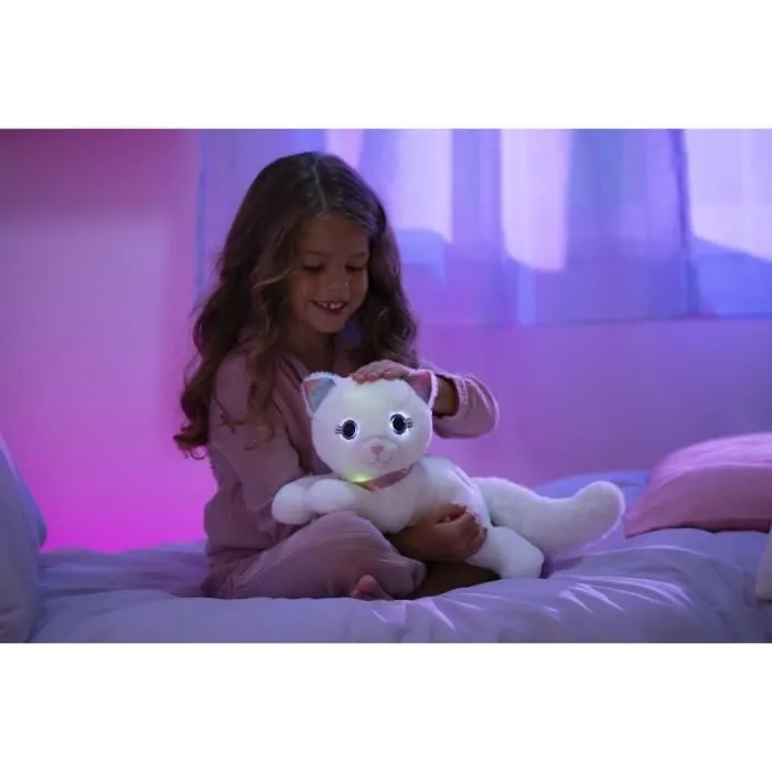 Gipsy Toys - Cuty Bella Fashionista - Peluche Interactive Chat – Toute Douce Qui s’illumine au Rythme de Jolies Mélodies - 30 cm-6