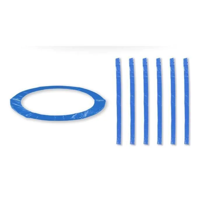 Pack relooking Bleu pour Trampoline 14FT - 427cm - 6 Perches - JUMP4FUN-0