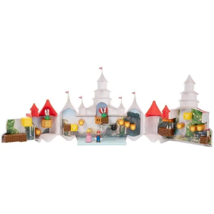 Playset Mini Deluxe série 1 - Château de Princesse Peach - Super Mario Movie - JAKKS-3
