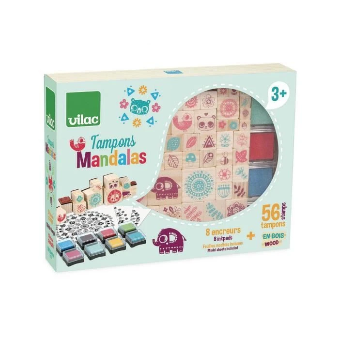 Coffret tampons Mandalas pour enfants - VILAC - Mixte - A partir de 4 ans-3