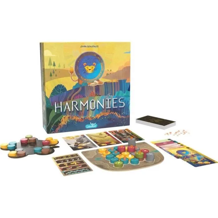 Jeu de société - LIBELLUD - Harmonies - 8 ans - Intérieur - Mixte - Jeu de plateau-1