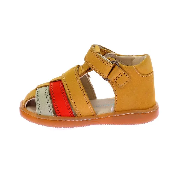 Sandales - KICKERS - Kick Pod - Jaune - Cuir - Enfant Garçon-3