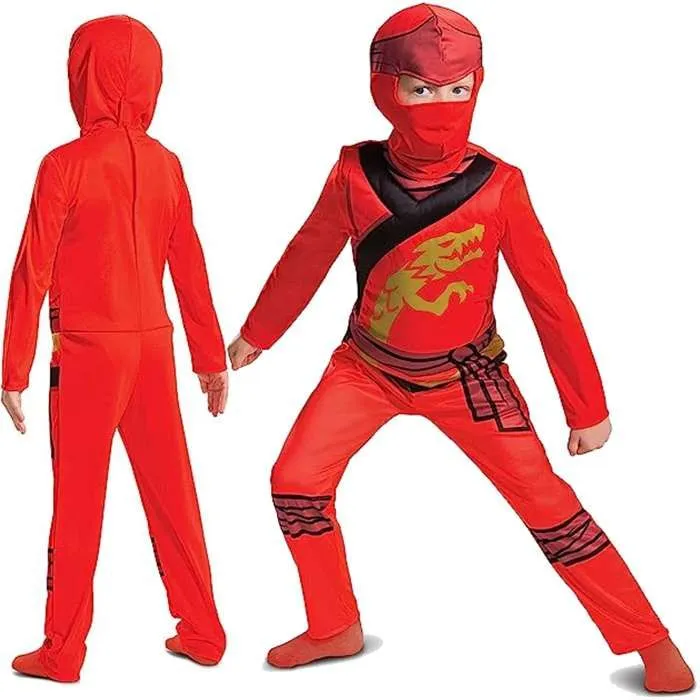 Costume de carnaval pour enfants Lego Ninjago Kai 94-103 cm 3-4 ans-0
