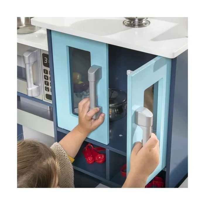 Step2 - Grand Walk-In Kitchen & Grill - Cuisine Enfant en Bois avec Kit d’accessoires-5