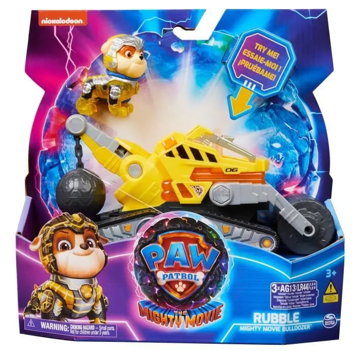 Véhicule + Figurine Ruben La Super Patrouille - Le Film - PAW PATROL - Effets sonores et lumineux-4