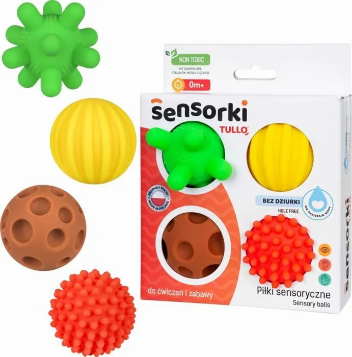 Bille - boulet - calot - boulard - caille Tullo Billes sensorielles 4 pcs Sans trou 495 74958-0