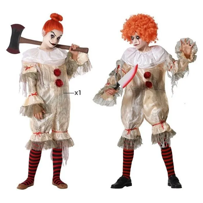 Déguisement Fille de Clown Ensanglanté-0