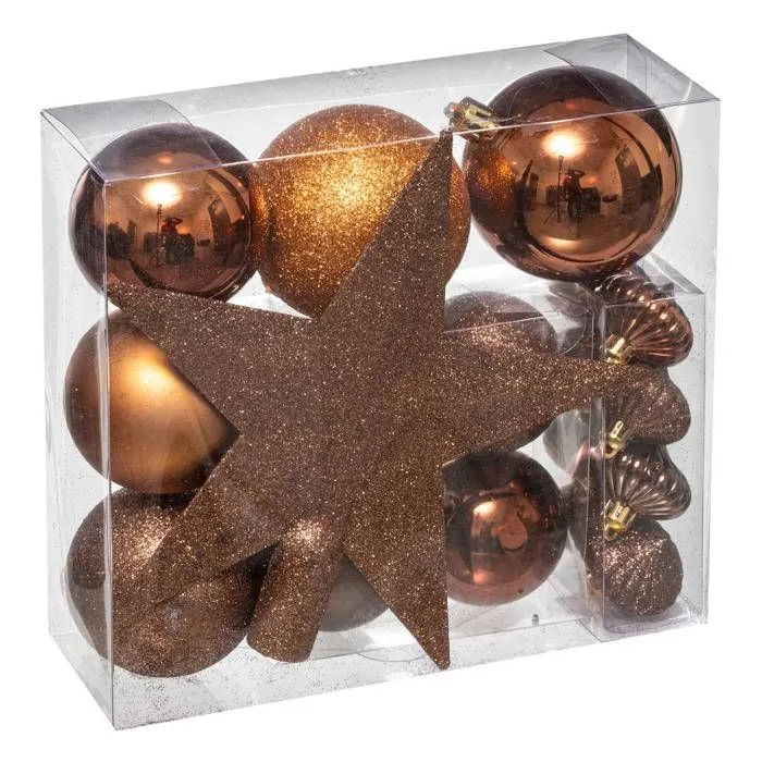 Kit de sapin "Colorama de Noël" 18 pièces bronze Feeric lights & christmas-0