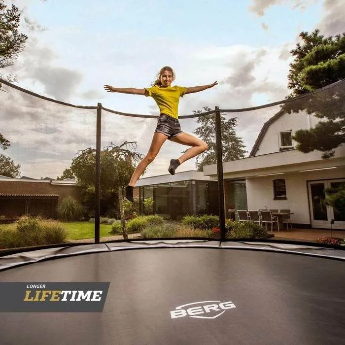 Trampoline suspendu - BERG - Favorit - Diamètre 430 cm - Noir - Adulte-2