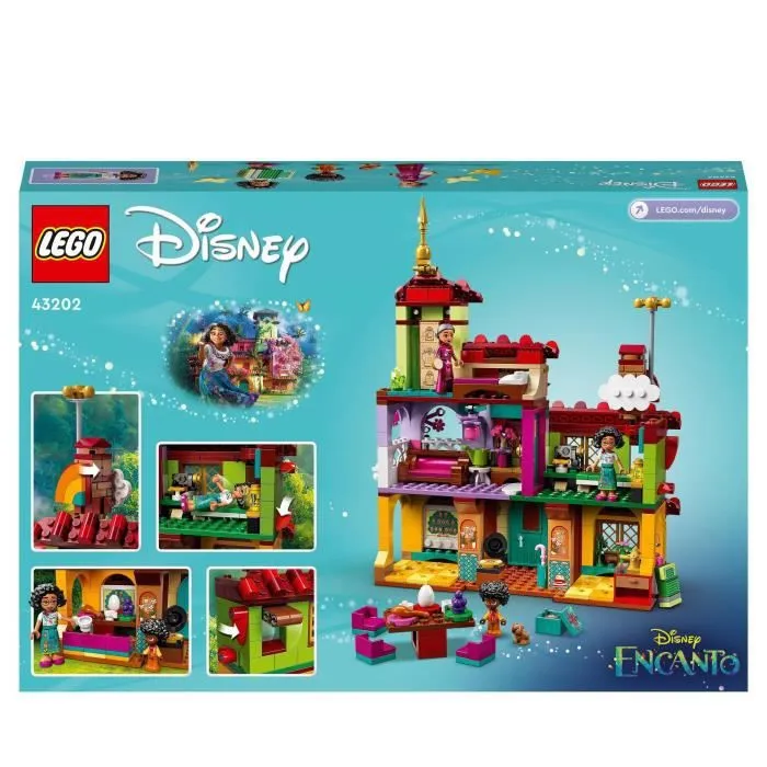 LEGO 43202 Disney La Maison Madrigal, Jouet, avec Figurines du Film Encanto et Mini-Poupées, Idée de Cadeau Garçons et Filles 6 Ans-5
