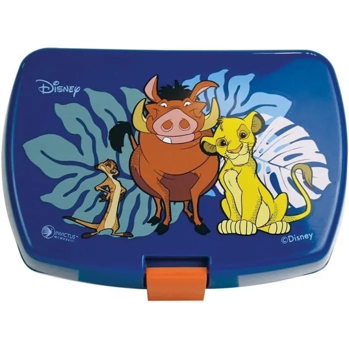 Lot Vaisselle Disney Le Roi Lion - FUN HOUSE - 006360 - Verre, Assiette Creuse, Assiette Plate, Mug, Gourde, Boîte Goûter Couverts-5