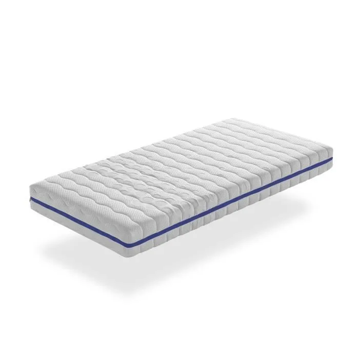 Matelas 90X180 LIT ENFANTS Epaisseur 18 CM GEA VISCO Mousse à mémoire Dehoussable,deal pour les lits gigognes et lit cabane-0