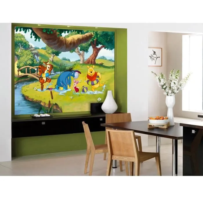 Décoration murale numérique - AG DESIGN - Poster XXL Winnie l'Ourson - H 115 x L 160 cm - Pour les enfants-2