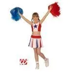 Déguisement pom-pom girl blanc enfant 11 à 13 ans-0