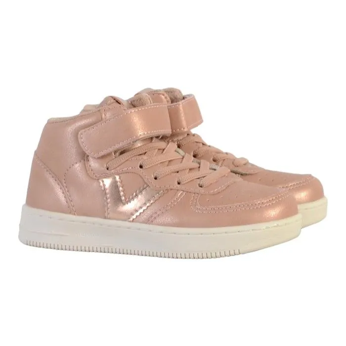 Chaussures de lifestyle enfant - Victoria - Basket Montante - Rose foncé - Confort exceptionnel - Lacets plats-2