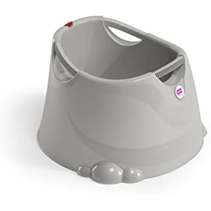 OKBABY Oplà - Baignoire Large pour Nouveau-né 12-36 Mois (25 kg), dans la Douche ou en Plein Air - Taupe-0