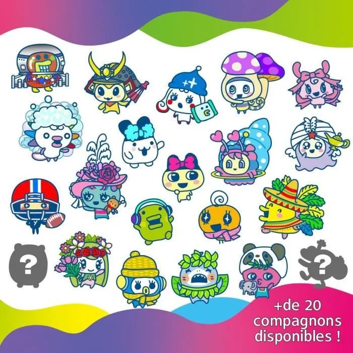 Tamagotchi Uni - Bandai - Modèle Rose - Animal de compagnie virtuel connecté avec bracelet montre-3