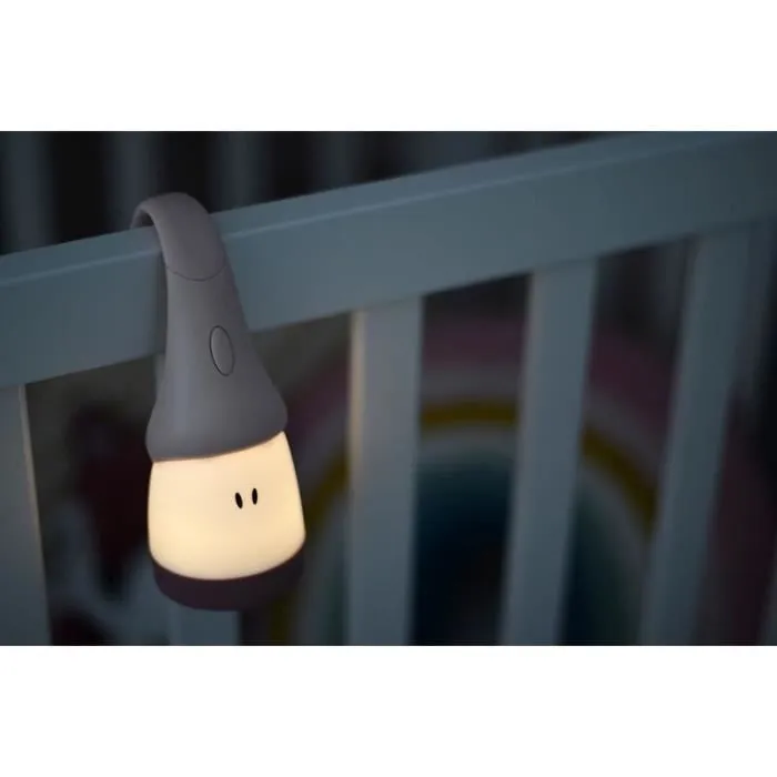 BEABA Veilleuse et lampe torche 2 en 1, nomade, rechargeable USB, longue autonomie 90h, Rose dragée-5
