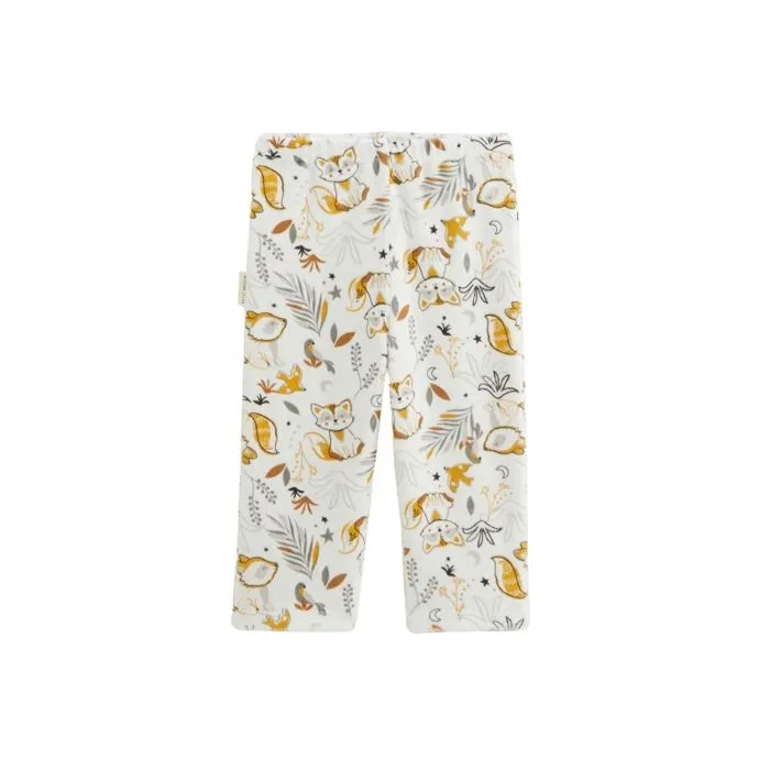Pyjama bébé - Petit Loup - 2 pièces - Velours - Ocre - Garçon-4