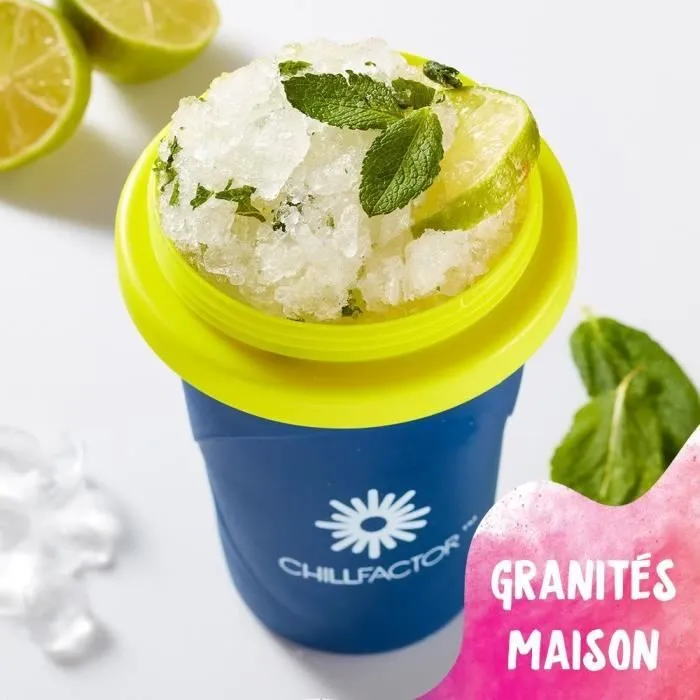 Mug à granité Chillfactor - Bandai - Couleur aléatoire Bleu, Rose ou Vert - fourni avec paille-1