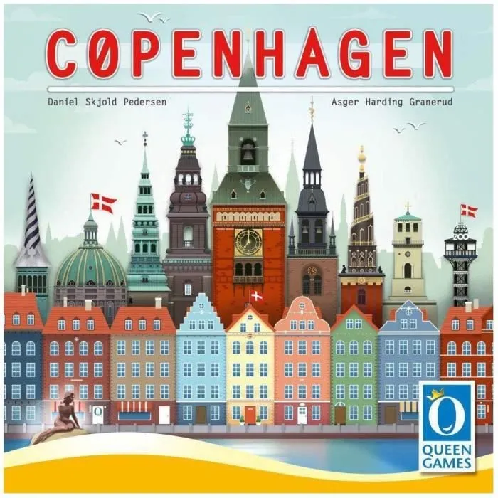 Jeu de société - QUEEN GAMES - Copenhagen - Mixte - Multicolore - 8 ans et plus-0