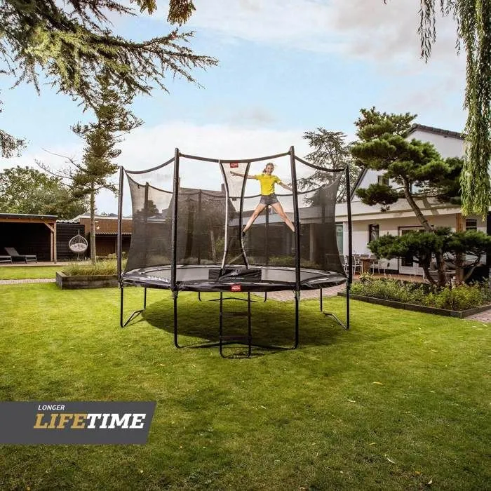 Trampoline suspendu - BERG - Favorit - Diamètre 430 cm - Noir - Adulte-1