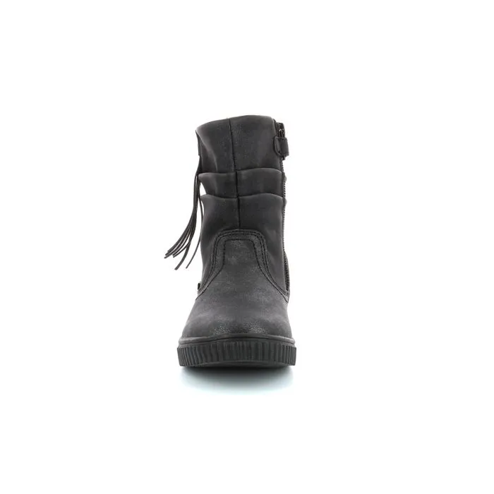 KICKERS Boots Rumby Noir brillant-4