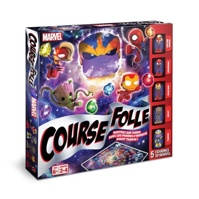 Jeu d ambiance Cartamundi Course Folle Avengers-0