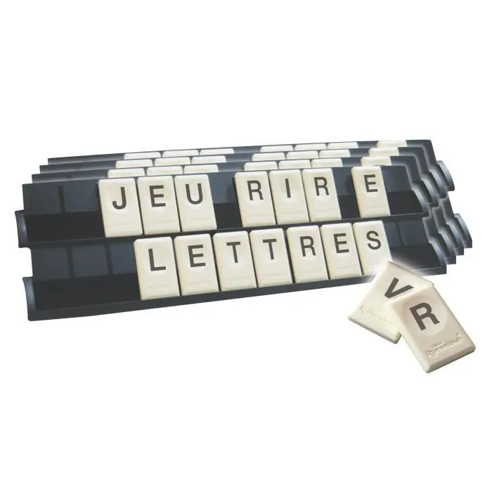 Rummikub Lettres, Jeu de société et de réflexion, Jeu éducatif, version française, Hasbro Gaming, Dès 7 ans-1