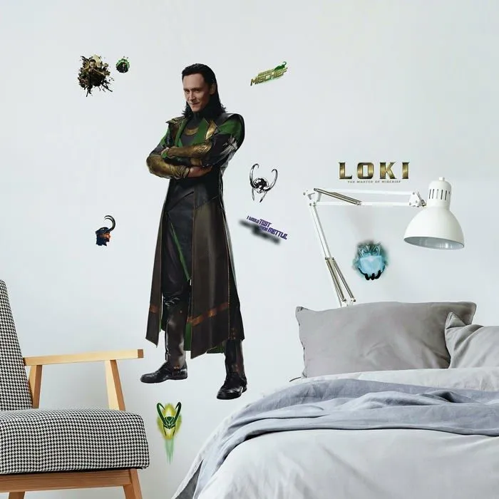 Stickers - lettres adhesives Marvel - RMK4725GM - Sticker repositionnable, Vinyle, 92,71 x 43,82 cm-1