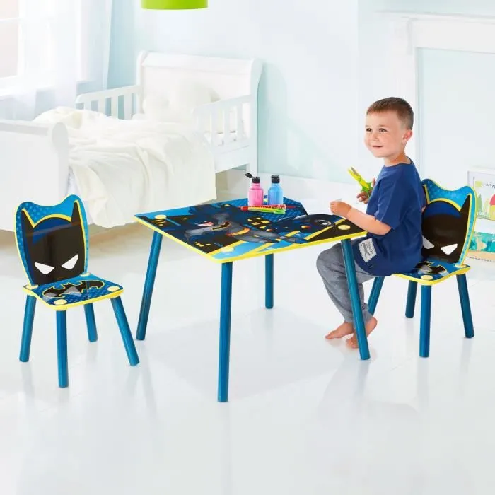BATMAN Ensemble table et 2 chaises pour enfants-1