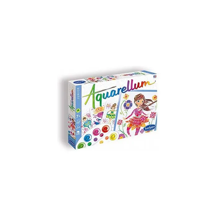 Jeu de peinture Aquarellum Junior Ballerines SENTOSPHERE - Pour Enfant dès 8 ans-1