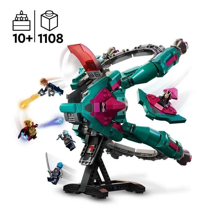 LEGO® Marvel 76255 Le Nouveau Vaisseau des Gardiens Volume 3, Jouet Spatial, Les Gardiens de la Galaxie-2