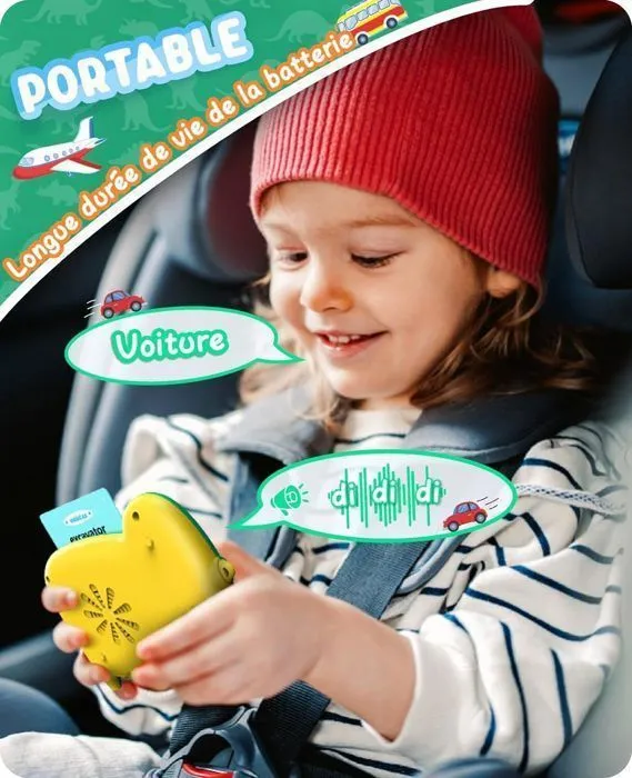 Jouet Montessori avec Français Cartes 112 Feuilles de 224 Mots, Cadeaux d'anniversaire Noël pour Garçons et Filles 2 3 4 5 6 ans-2
