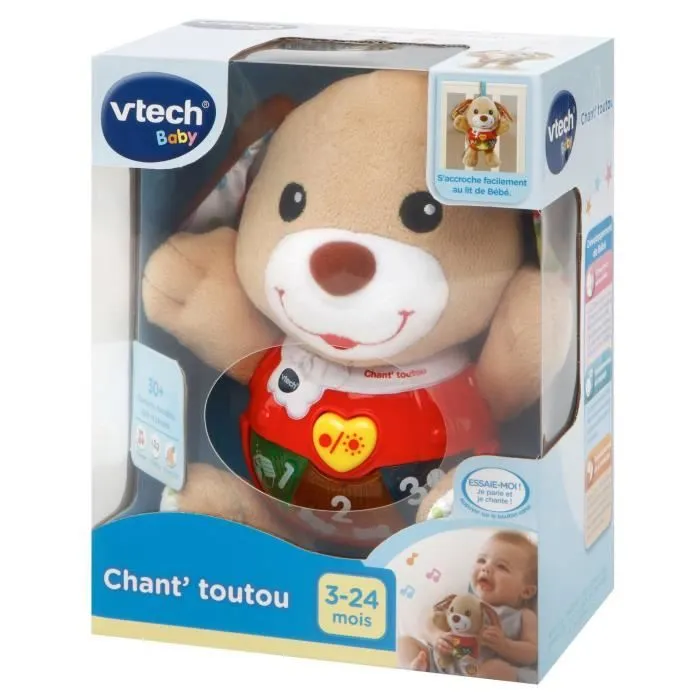 VTECH BABY - Peluche Interactive Enfant - Chant'toutou Brun-3