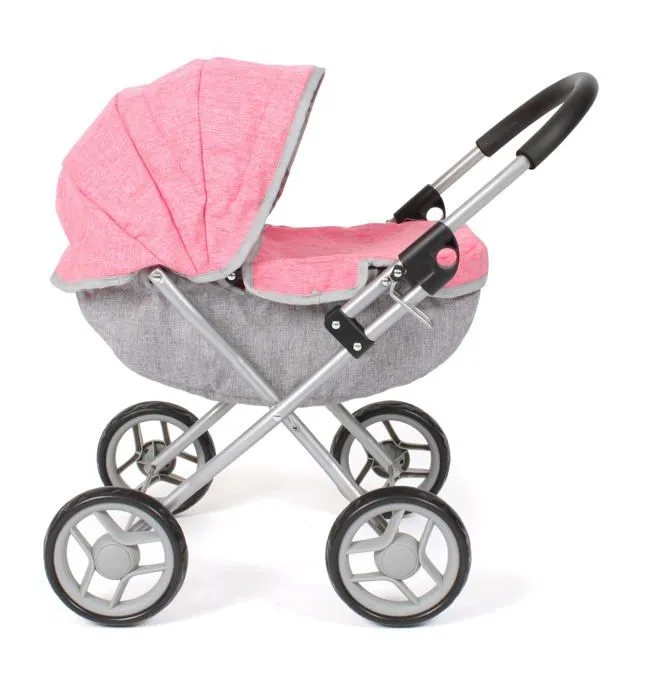Landau - poussette Bayer chic - 550-57 - 2000 - Poussette Lilli pour poupees jusqu'a env. 41 cm, melange Rose-1