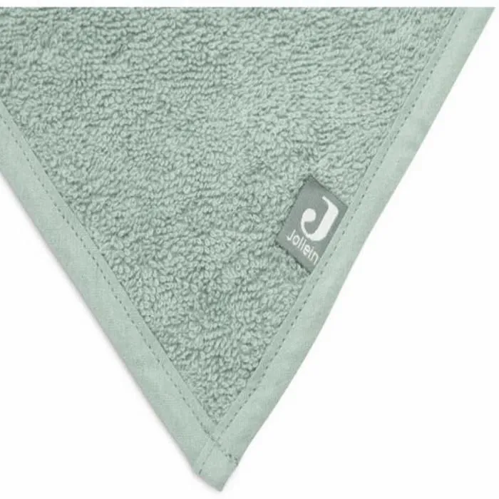 Bavoir Bandana Vert Cendré - JOLLEIN - Taille unique - 100% coton-jersey-2