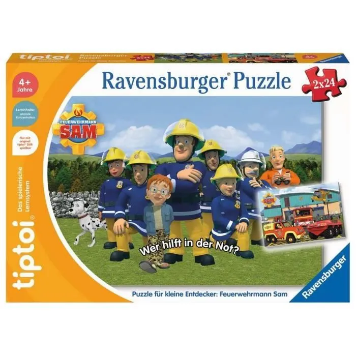 Jeu de société - TIPTOI - Feuerwehrmann Sam - Puzzle - 48 puzzles-0