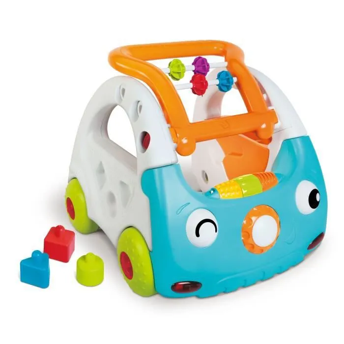 INFANTINO Mini car découverte 3 en 1 bleue-0