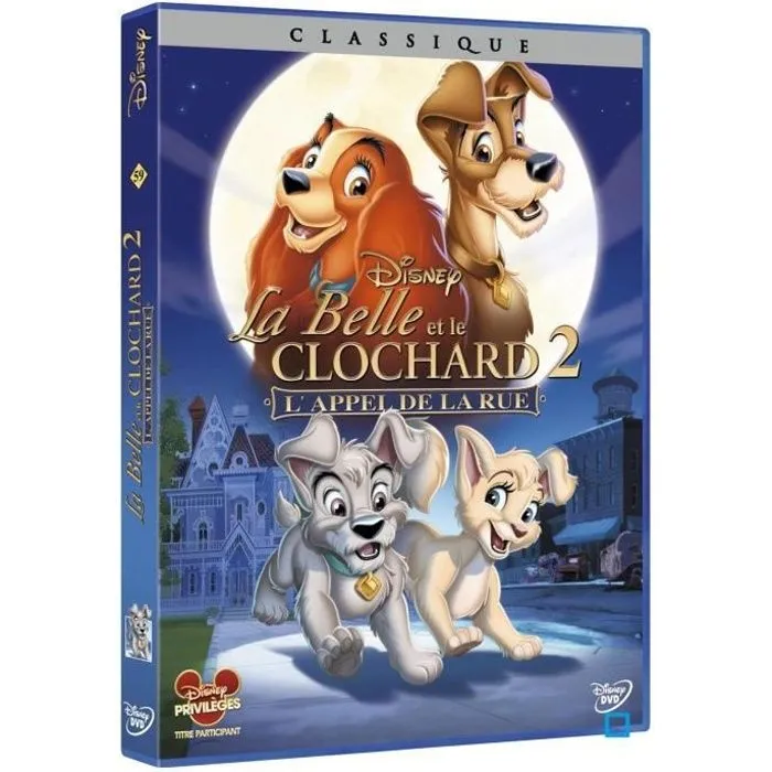 DISNEY - La Belle et le Clochard 2 - DVD L'appel de la rue-0