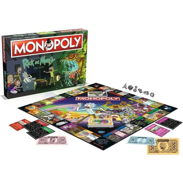 MONOPOLY - Rick et Morty - Version française-4