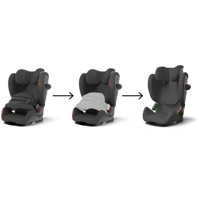 Siège auto CYBEX Pallas G - i-Size - Face route - 16 mois à 12 ans - Groupe 1/2/3 - 76 à 150 cm - Gris-1
