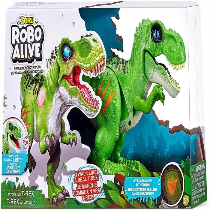 Zuru Robo Alive Green T Rex Dinosaur Promenades + Sons-0